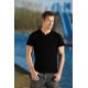 T-Shirt męski  V-Neck 150G  black