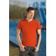 T-Shirt męski  V-Neck 150G dark orange.