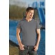 T-Shirt męski  V-Neck 150G heather grey